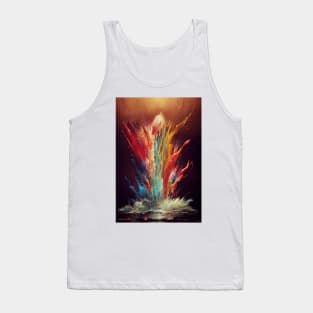 Water splashing in color Tank Top